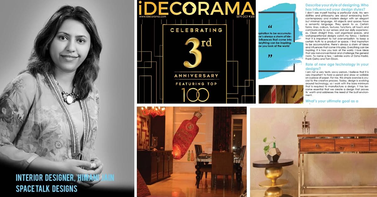 iDecorama Top 100 feature — Himani Jain, SpaceTalk Designs